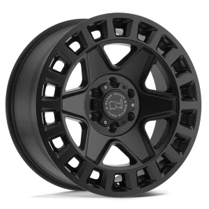 Black Rhino – YORK – Black – 17″x8″ 35mm – All weather Wheels – 1780YRK355114M76
